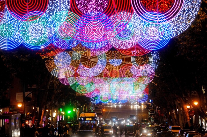 Navidad en Moralzarzal 2024. Visita luces de Madrid